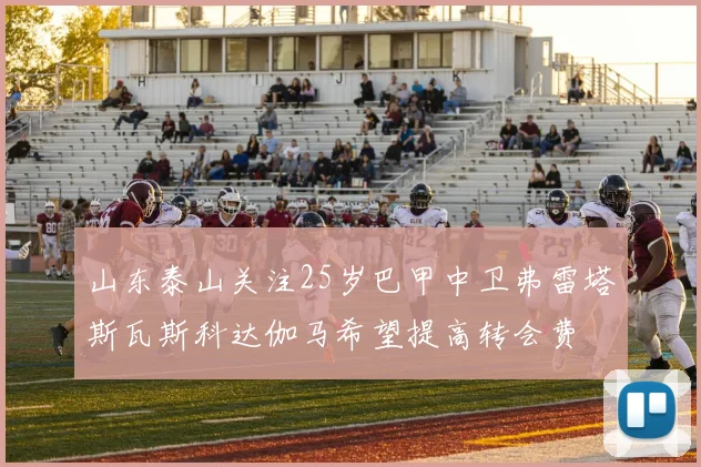 山东泰山关注25岁巴甲中卫弗雷塔斯瓦斯科达伽马希望提高转会费